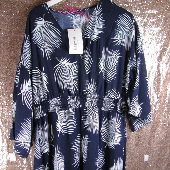 NWT BloomChic navy and white dress 18/2X - Picture 3 of 11